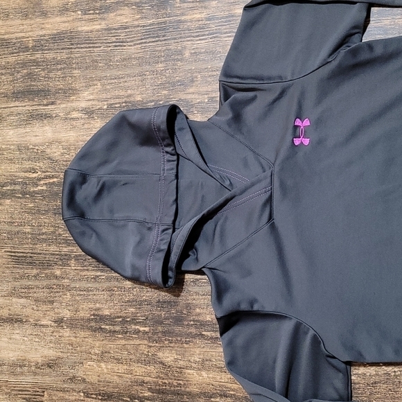 Under Armour Loose Pullover Hoodie Size Small clay/pink women's - Picture 2 of 8